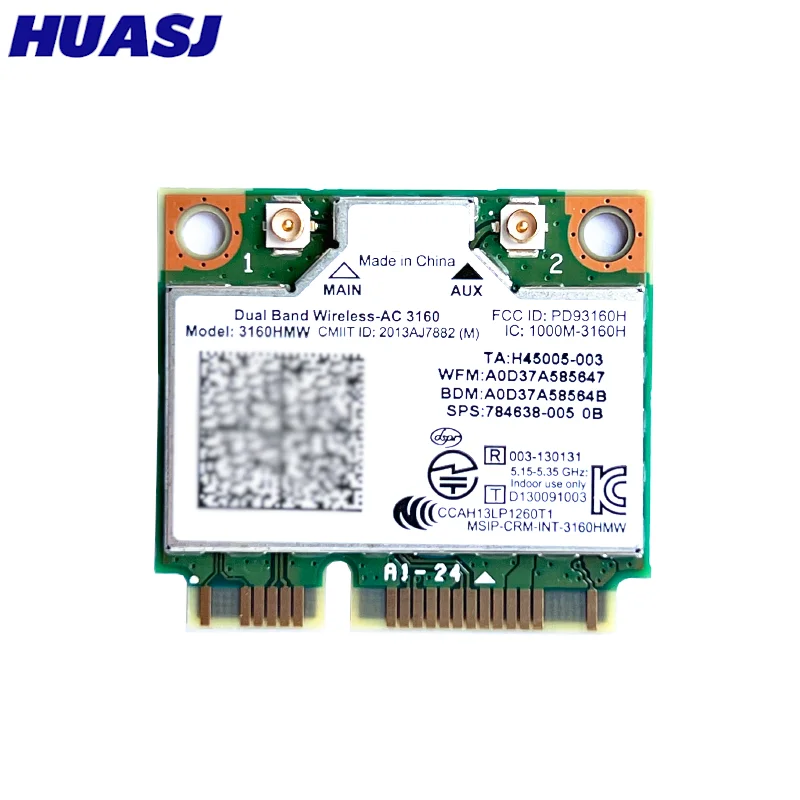 Detalle de la tarjeta inalámbrica y conectividad Bluetooth
