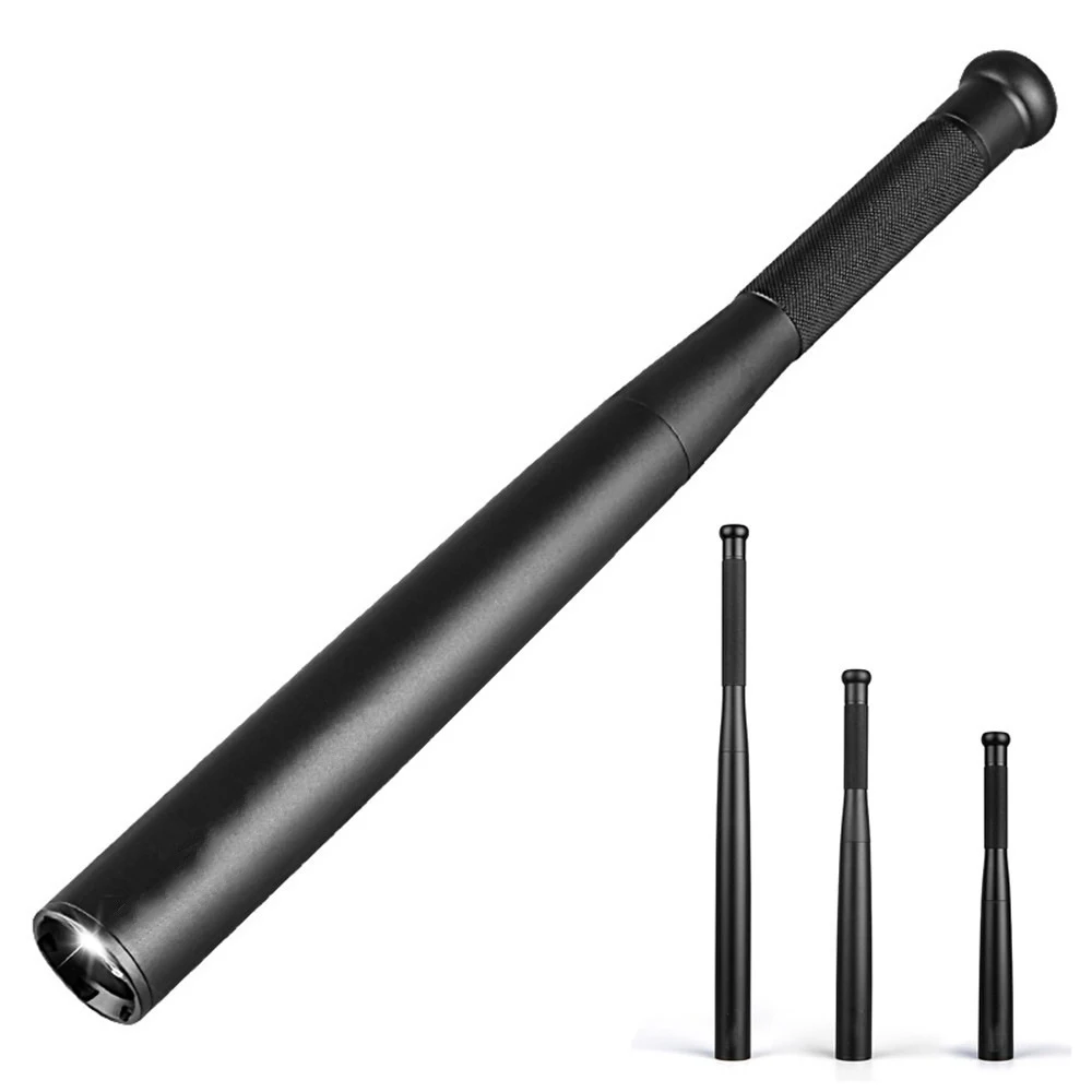 Bastón defensa personal táctico LED para emergencias de exterior - imagen 2