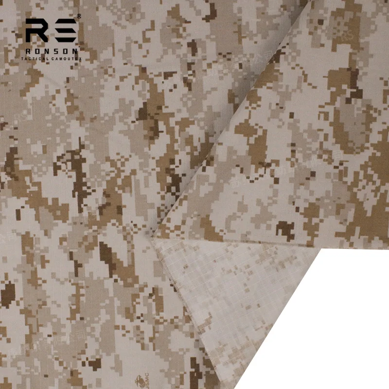 Tela ripstop táctica MARPAT Desert nailon-algodón para uniforme - imagen 4