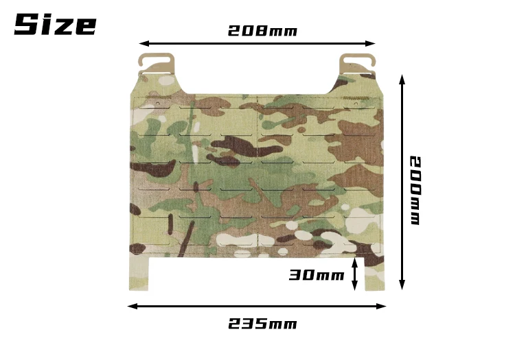 Panel frontal MOLLE tactico para chaleco FCPC