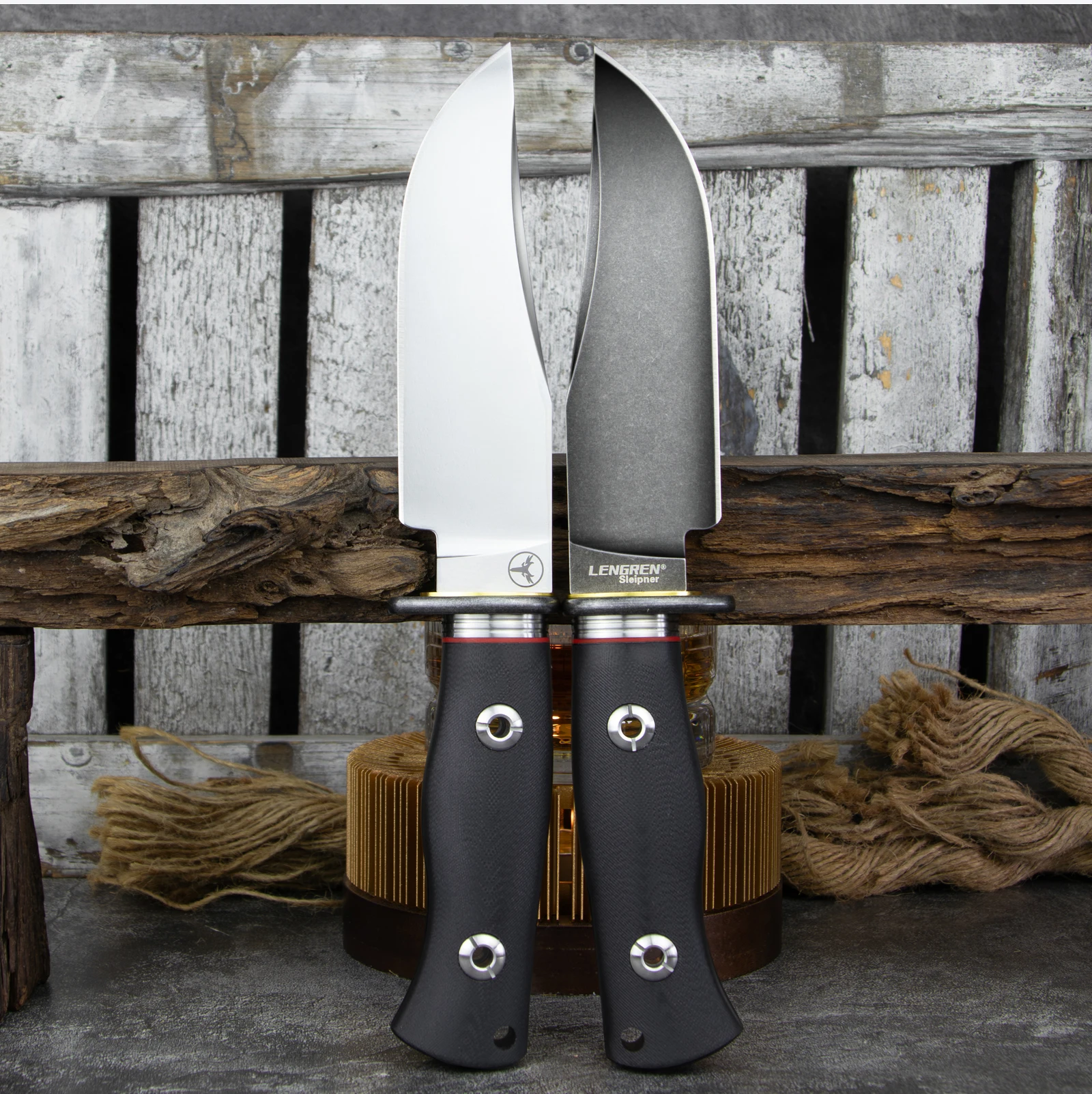 Cuchillo LENGREN A036 con funda Kydex para actividades al aire libre