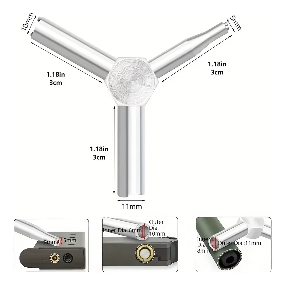 Llave de válvula y set táctico