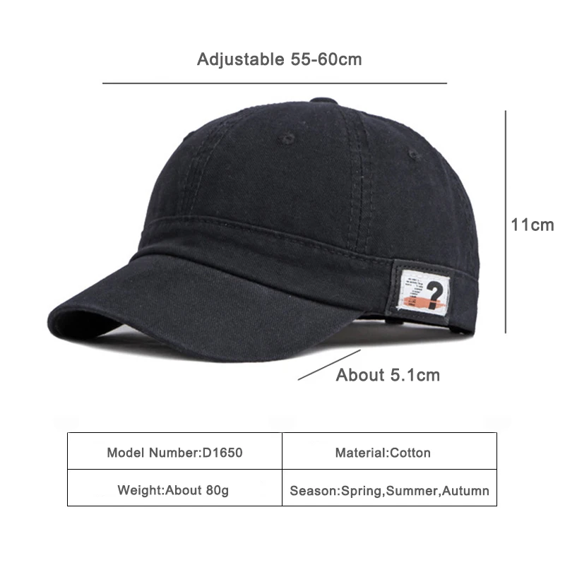 Gorra de camionero ala corta de algodón – exterior parasol - imagen 4