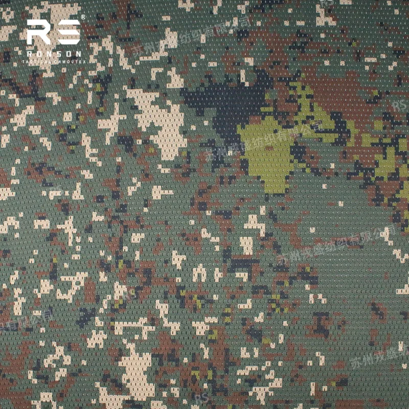 Camuflaje Granito B malla ligera suave y duradera para bufandas