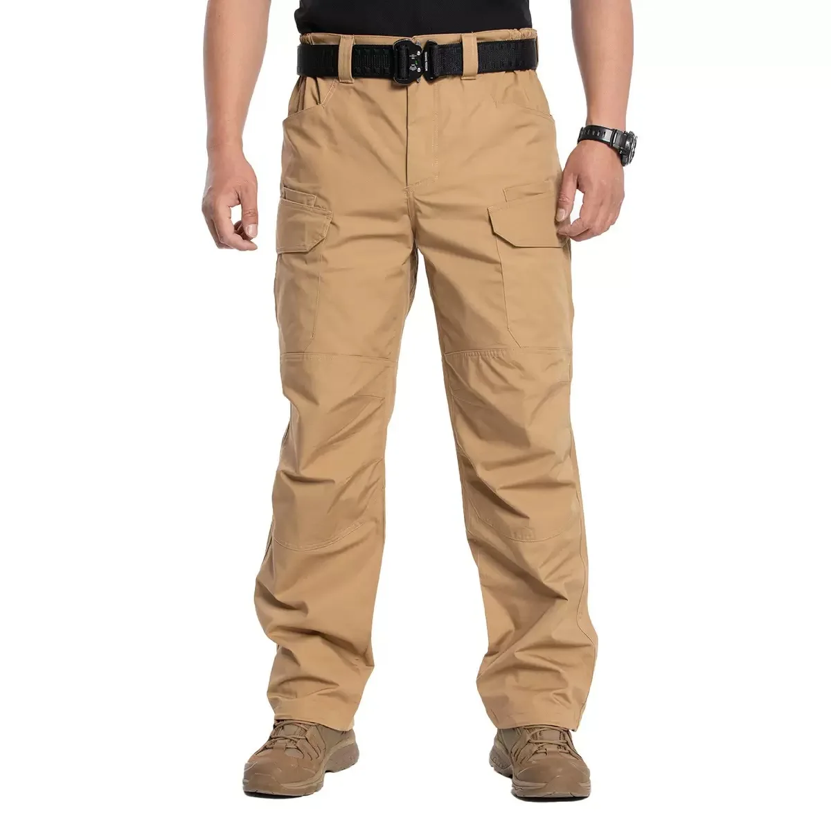 Pantalones tácticos de camuflaje otoño-primavera, multi-bolsillos - imagen 3