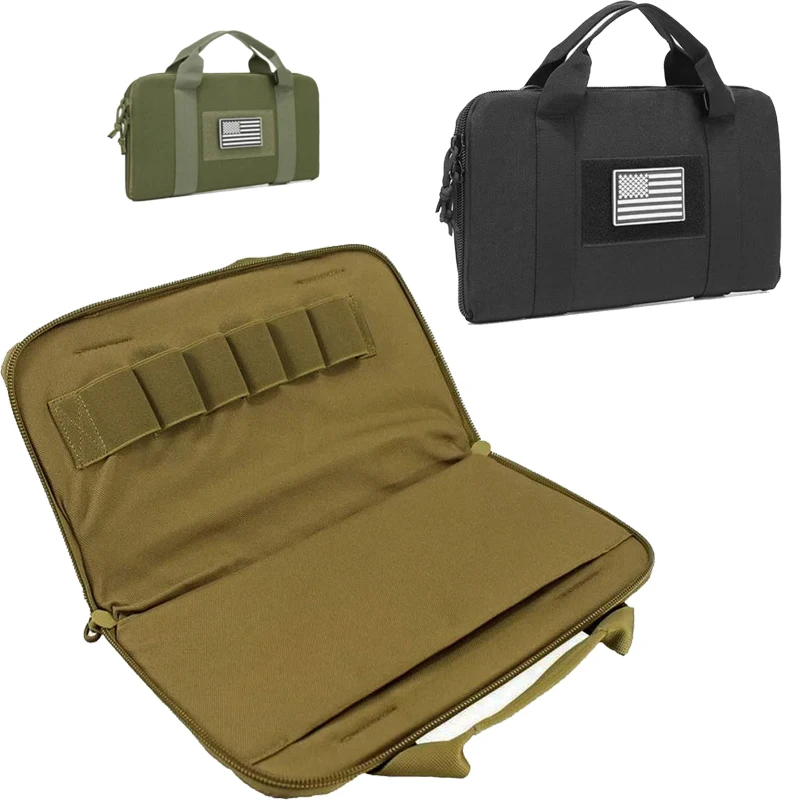 Estuche táctico para pistola acolchado con ranura cargadores - imagen 2