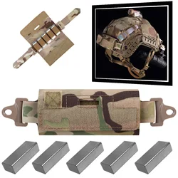 Bolsa contrapeso NVG para casco táctico - peso extra para Paintball
