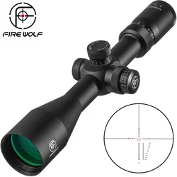 Fire Wolf mira óptica táctica multiverde para rifle caza y tiro