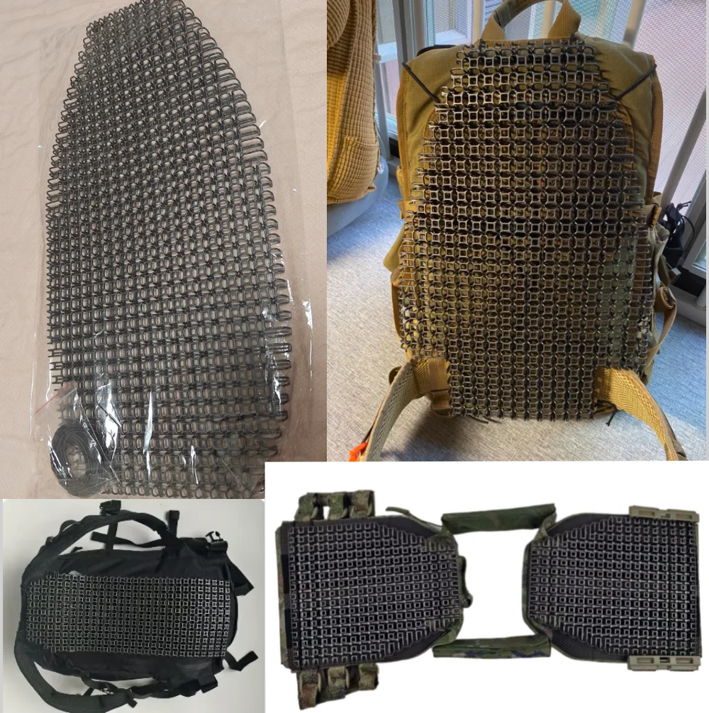 Almohadilla transpirable tridimensional absorbe sudor chaleco táctico - imagen 2