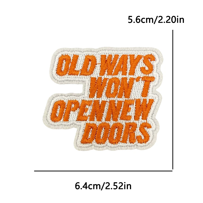 Parche bordado termoadhesivo letras – Personalización DIY ropa - imagen 4