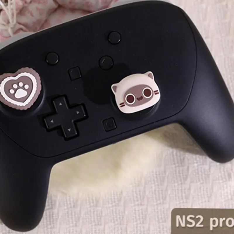 Tapa joystick NS2 analógica balancín con funda diseño dibujos animados - imagen 4