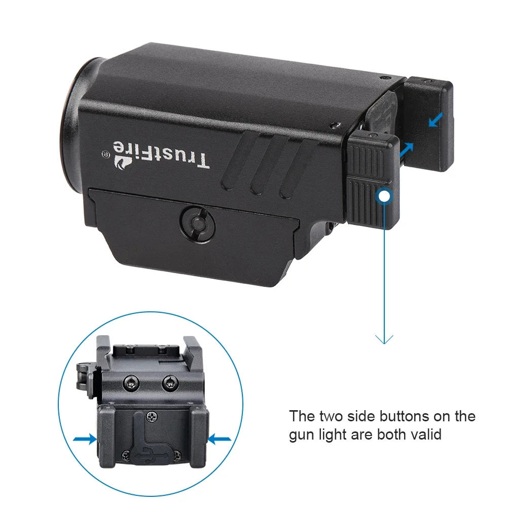 TrustFire GM23 Linterna táctica LED recargable USB Picatinny - imagen 2