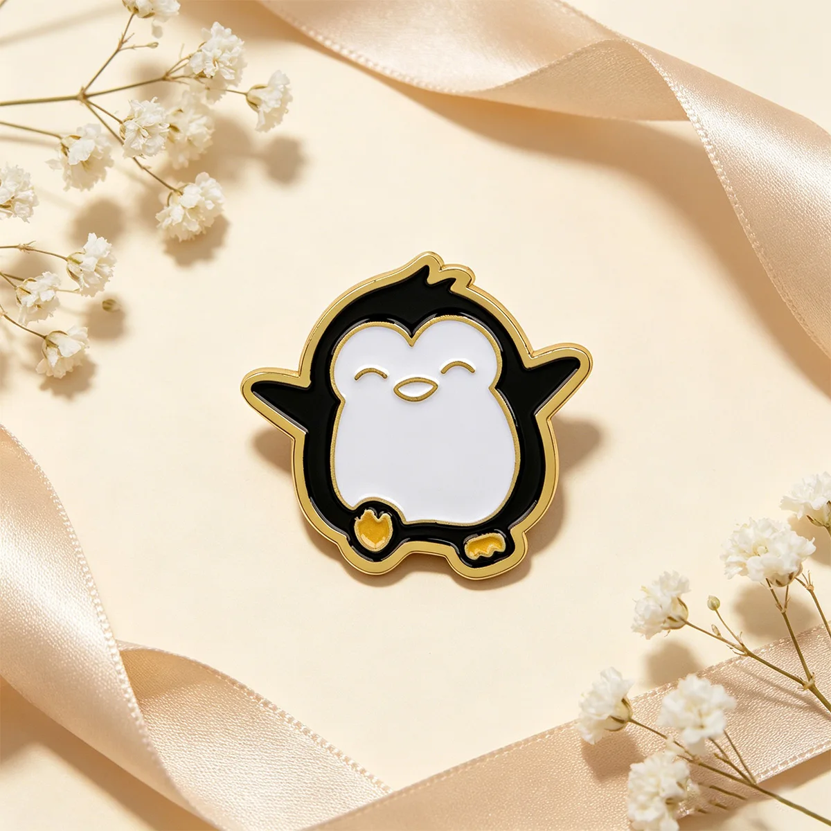 Leuke Pinguïn pin de esmalte pingüino para mochila y gorra