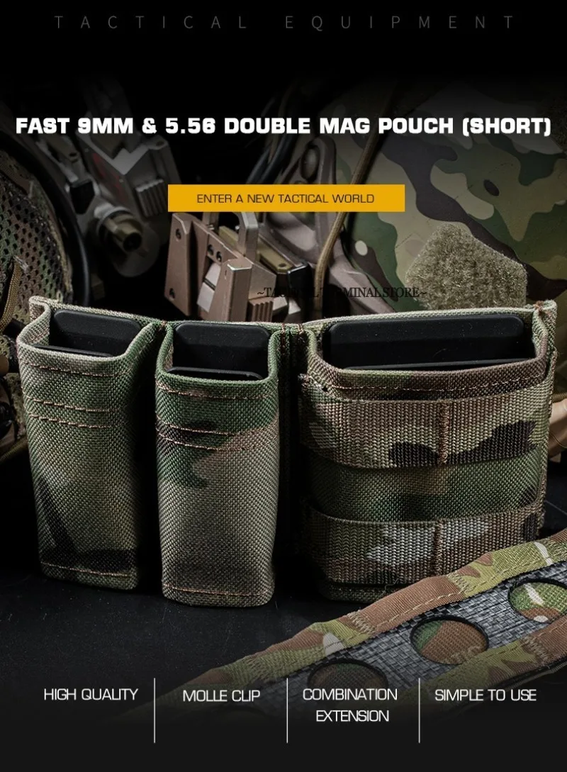 Bolsa doble KYWI con inserto y compatibilidad táctica