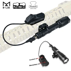 SureFire M300 M600 Linterna táctica con interruptor presión Picatinny