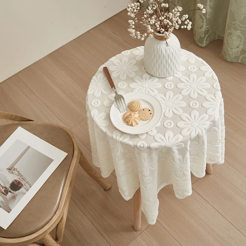 Vista general del mantel y su caída