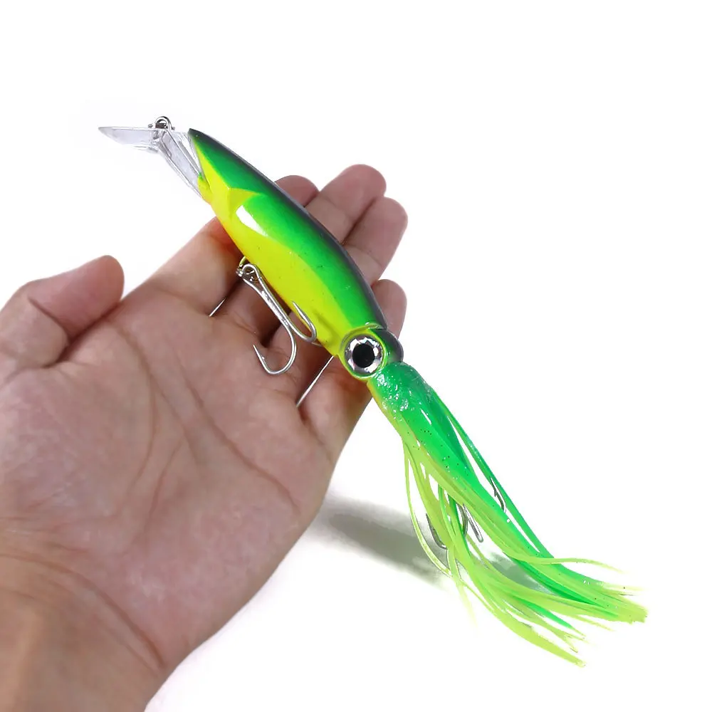 Cebo biónico pulpo Luya para pesca mar – 14cm 40g - imagen 3