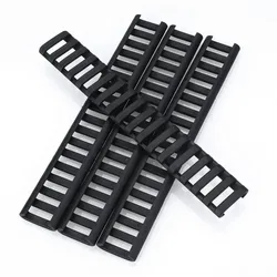 Protector de mano táctico goma ranurado para riel Picatinny 20mm – Airsoft