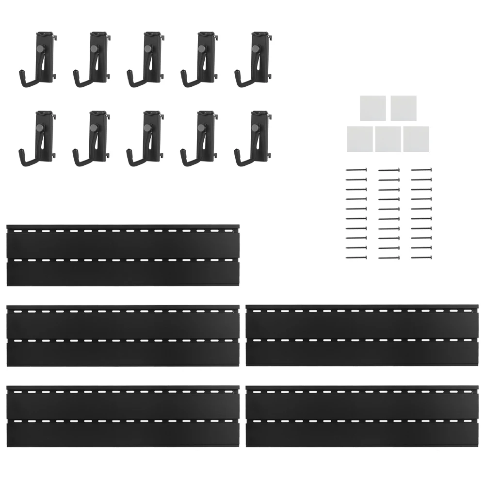 Soporte de pared táctico para rifle, ganchos y estantes para cascos - imagen 4