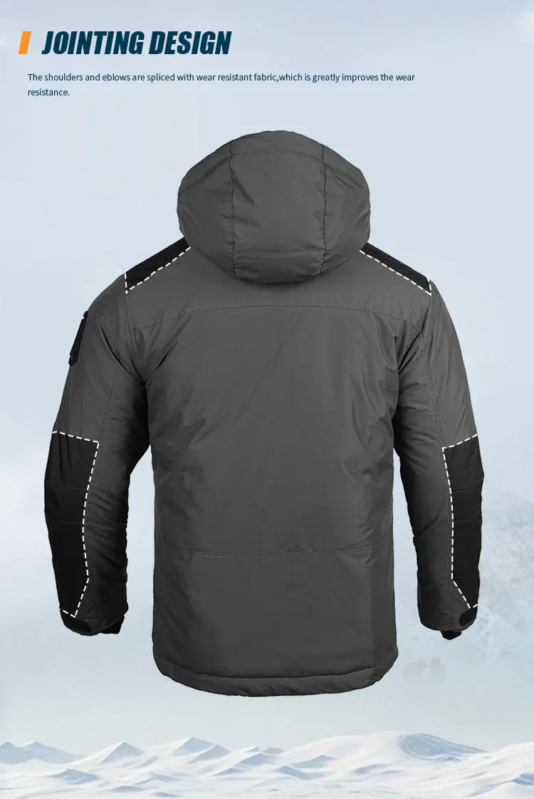 Capucha desmontable y cremallera impermeable