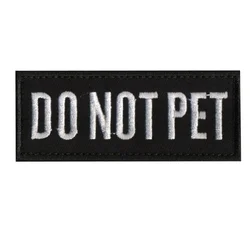 Parches bordados para perro de servicio en MOLLE – apoyo emocional