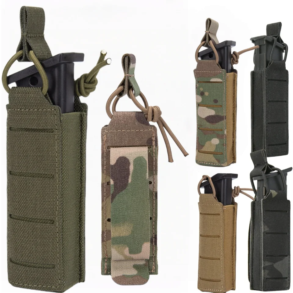 Funda táctica Molle extensible – Portacargadores para pistola y linterna - imagen 2