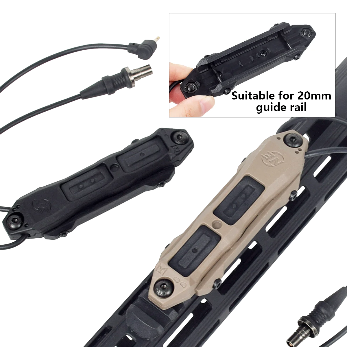 AXON MOD SF Interruptor de presión táctico M-LOK KeyMod - imagen 5