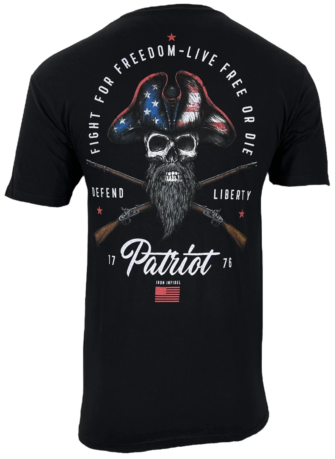 Camiseta táctica Howitzer hombre IRON FREEDOM de algodón - imagen 5