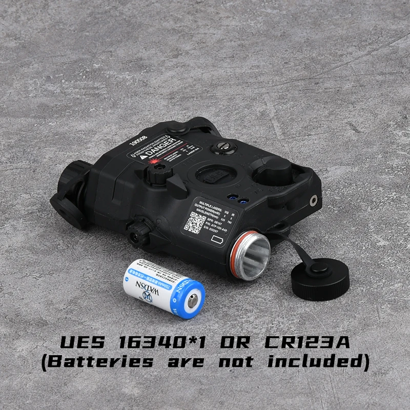 WADSN PEQ-15 linterna láser táctica IR rojo-verde-azul riel 20 mm - imagen 5
