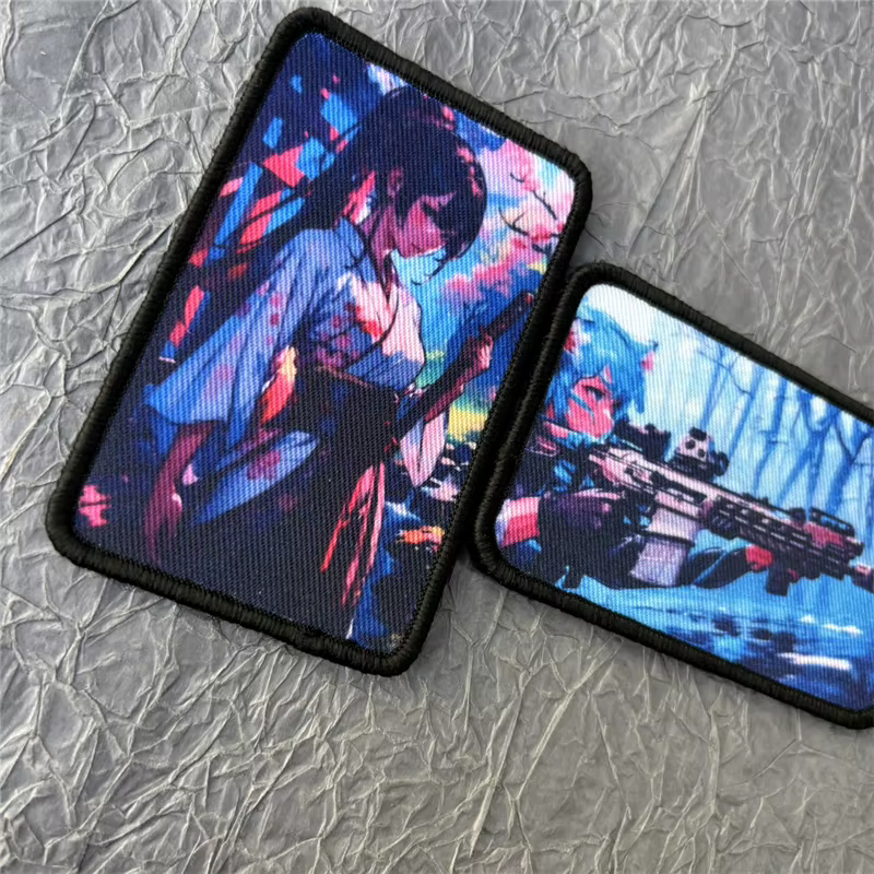 Parche moral táctico estilo japonés belleza impreso velcro mochila ropa - imagen 4
