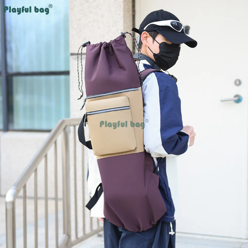 Mochila para monopatín multifuncional con bolsa de transporte - imagen 3