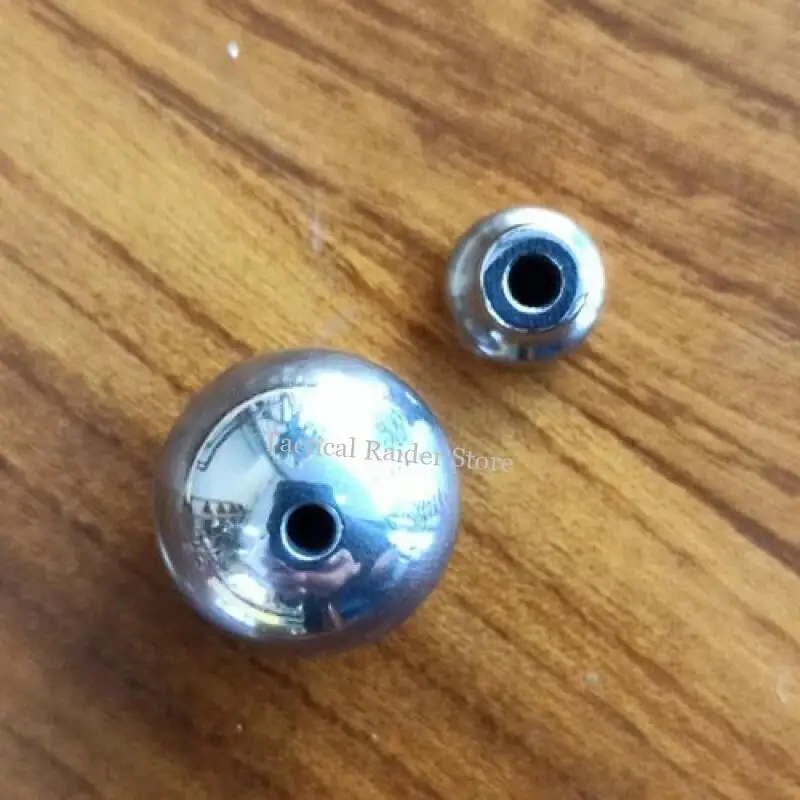 Pulsera cuentas en titanio pulido con cabezal Buda - imagen 4