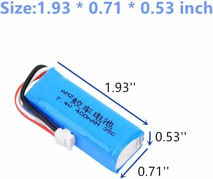 Batería LiPo para RC coche con cable de carga USB y cargador - imagen 5