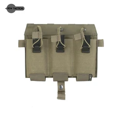 PEW Portacargadores triple 5.56 MOLLE elástico para chaleco SPC JPC