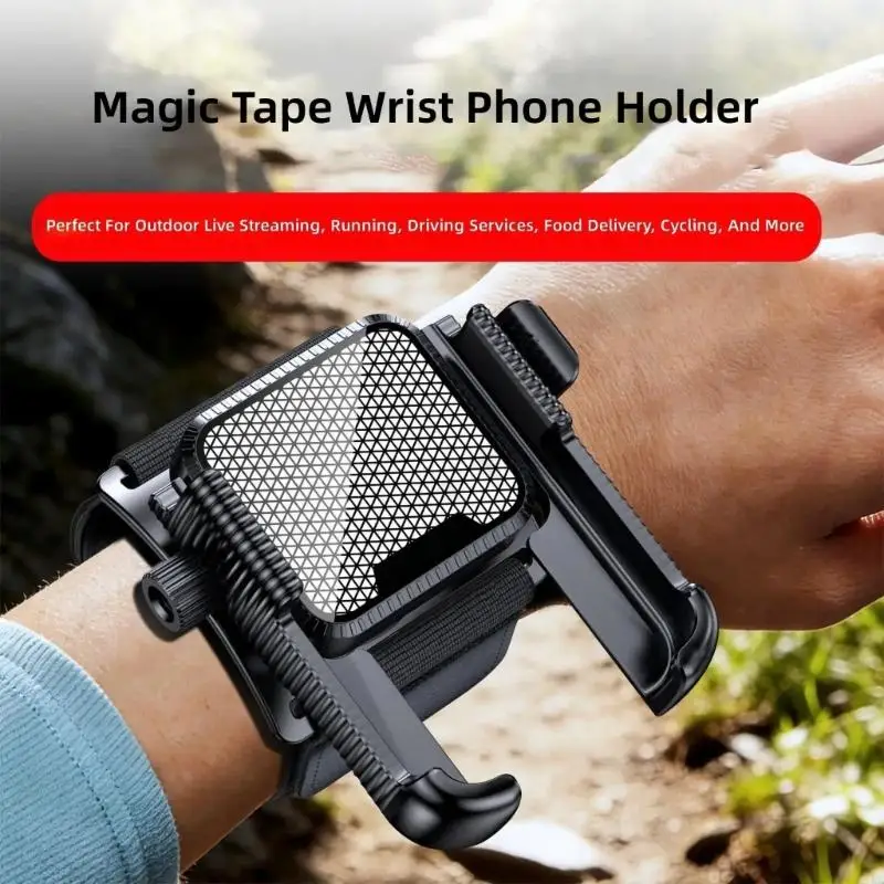 Soporte para teléfono de muñeca giratorio, apto correr y ciclismo - imagen 3
