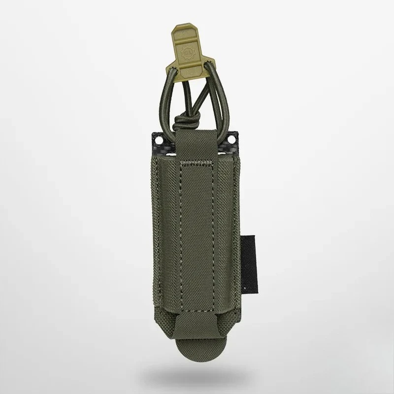 Funda táctica MOLLE para cargador 9mm, con portalinterna - imagen 3