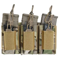 Portacargadores Triple MOLLE Táctico – Carga Rápida 5,56 y 9mm