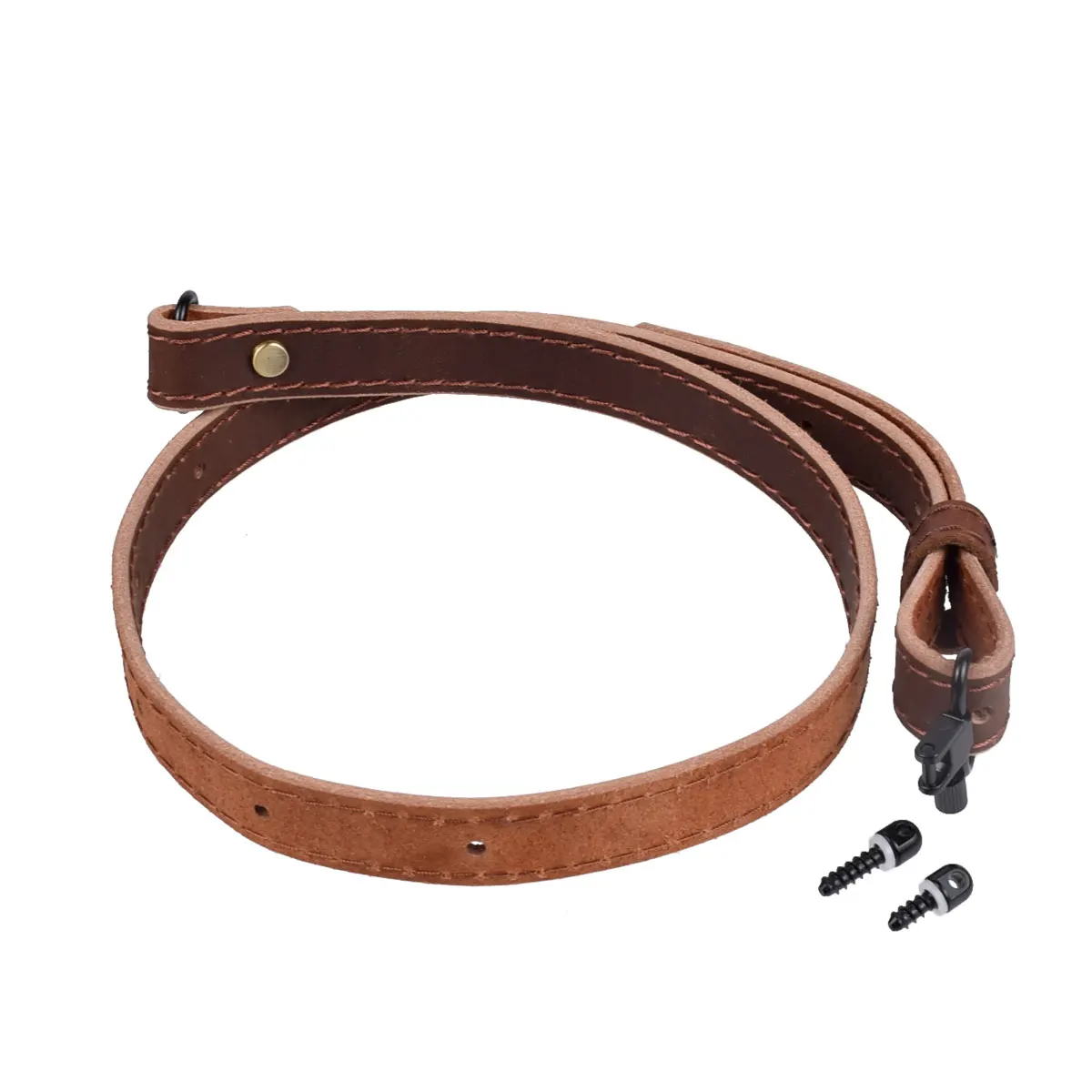 Correa táctica de cuero para rifle AR15/AK hombro ajustable - imagen 5