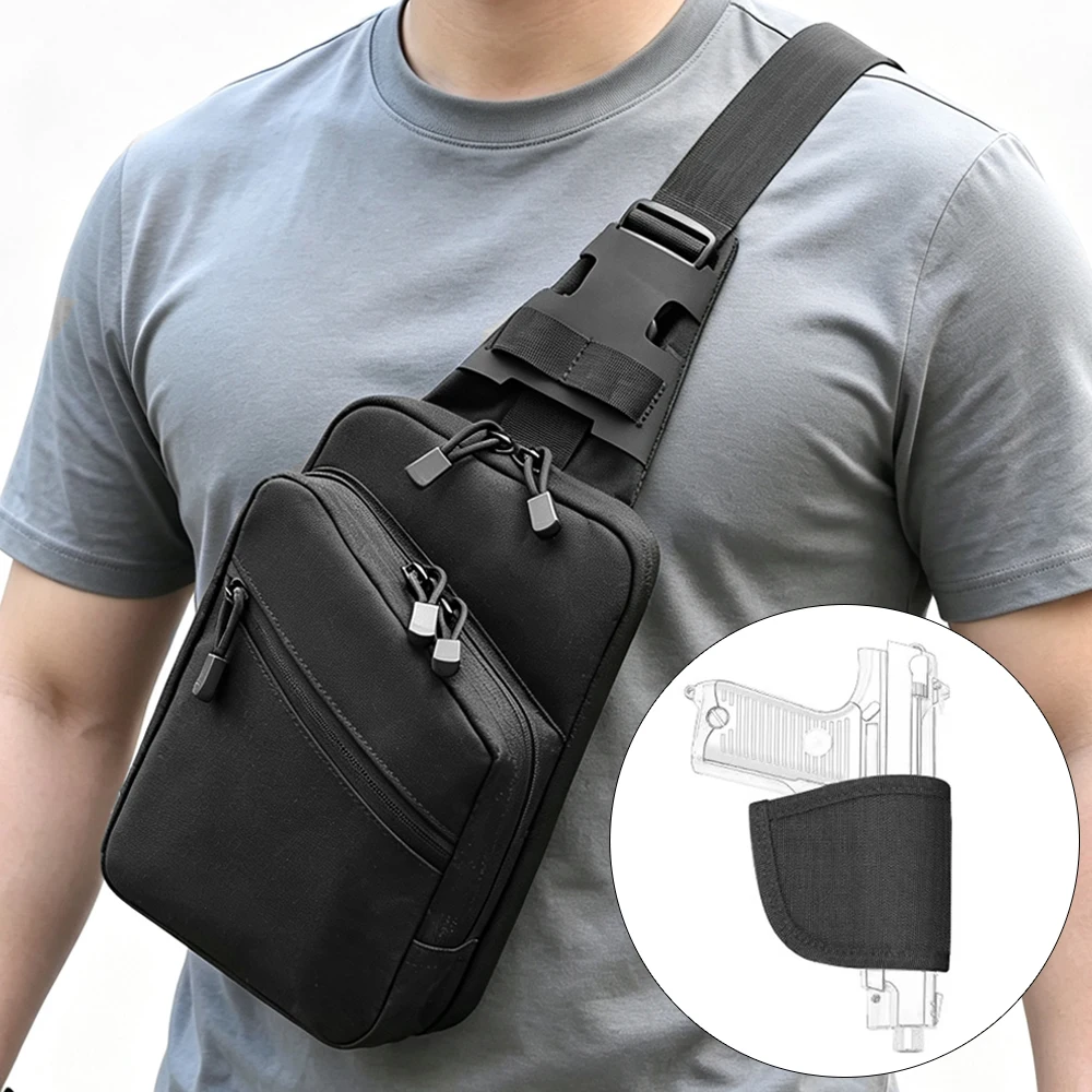 Bolsa táctica portapistola con arnés de pecho - imagen 5