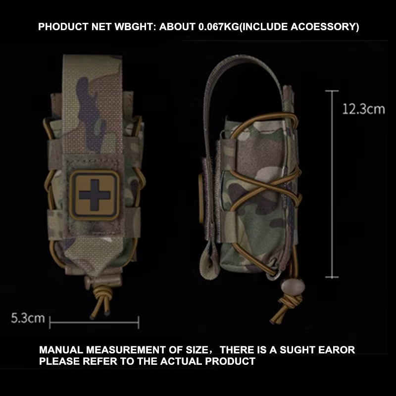 Soporte MOLLE torniquete – Bolsa táctica modular de supervivencia - imagen 5