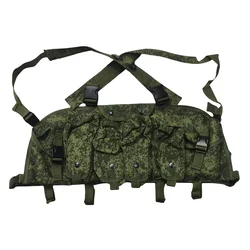 Chaleco táctico con bolsillo abdominal y kit bolsa accesorios pecho