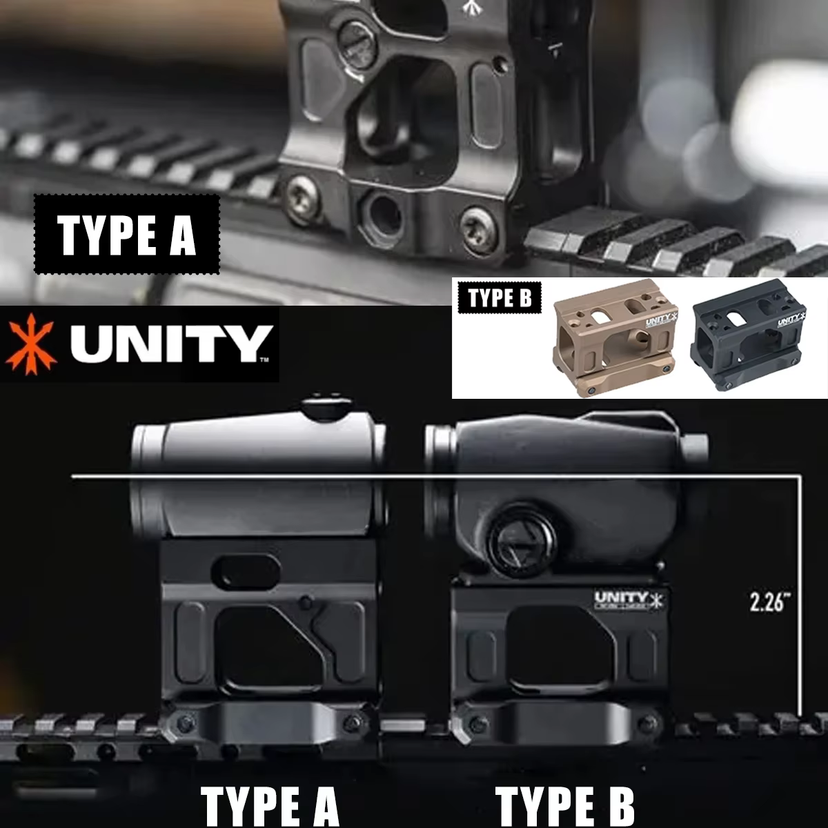 Unity FAST FTC montaje magnificador para EOTech 558 - imagen 2