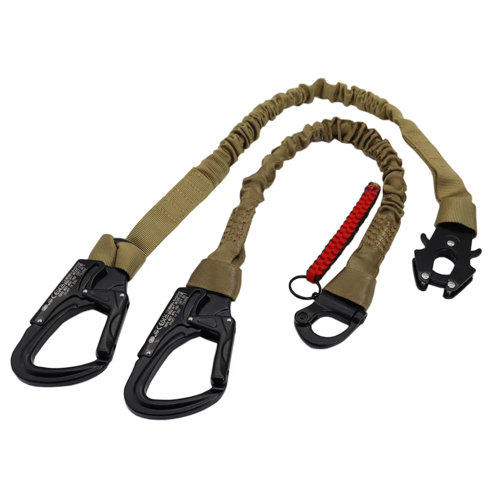 Correa táctica Navy SEAL con cuerda fija y hebilla metálica rápida - imagen 4