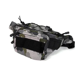 Riñonera táctica MOLLE de nailon diagonal para ciclismo y montañismo
