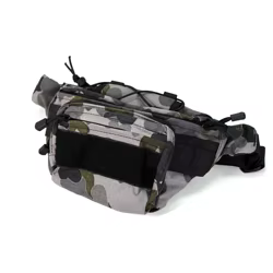 Riñonera táctica MOLLE de nailon diagonal para ciclismo y montañismo