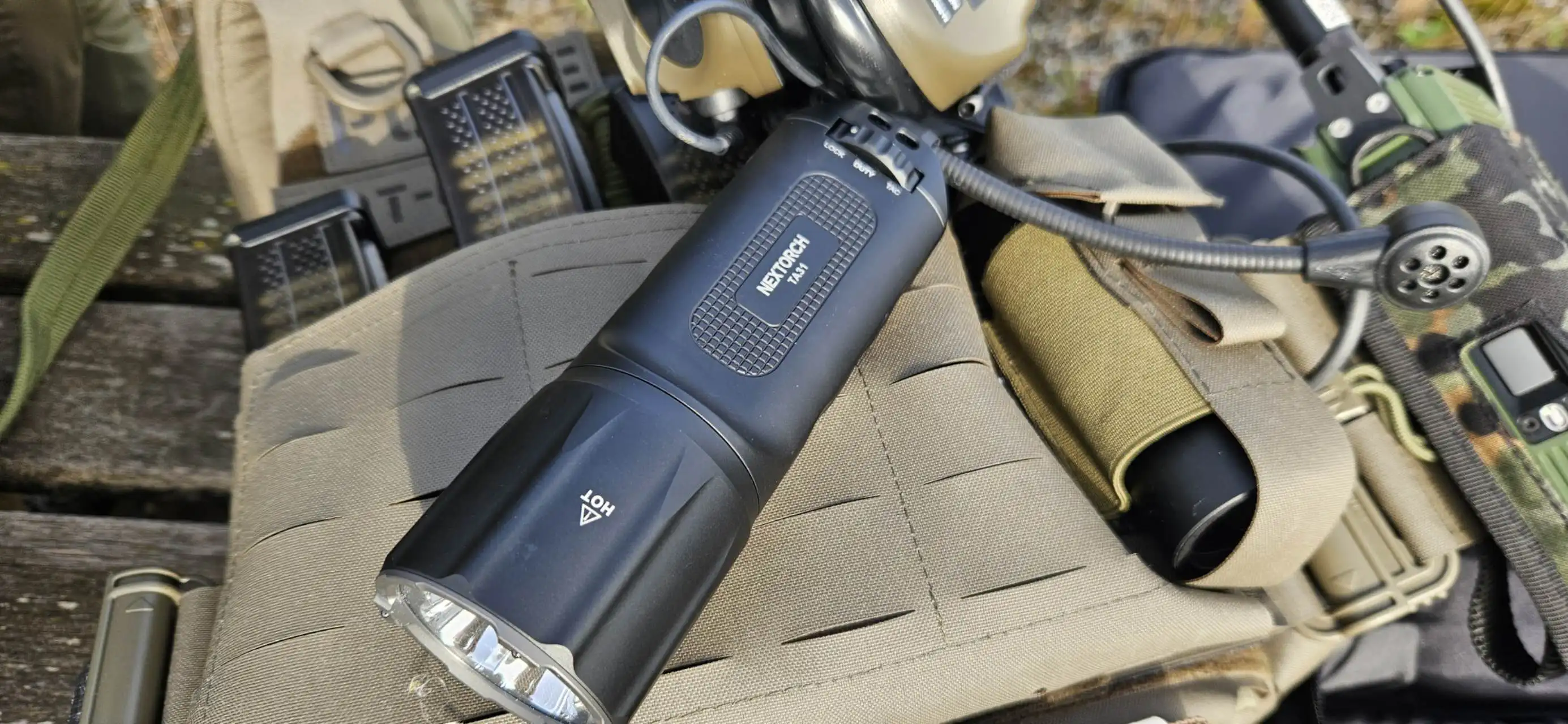 Vista iluminando a lo lejos