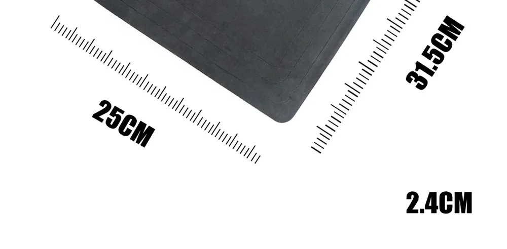 Detalle de textura de la placa de EVA