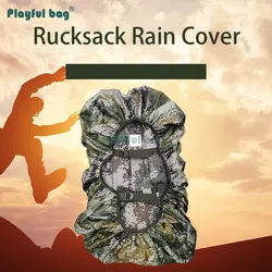 Cubierta impermeable para mochila 75L – Camuflaje woodland