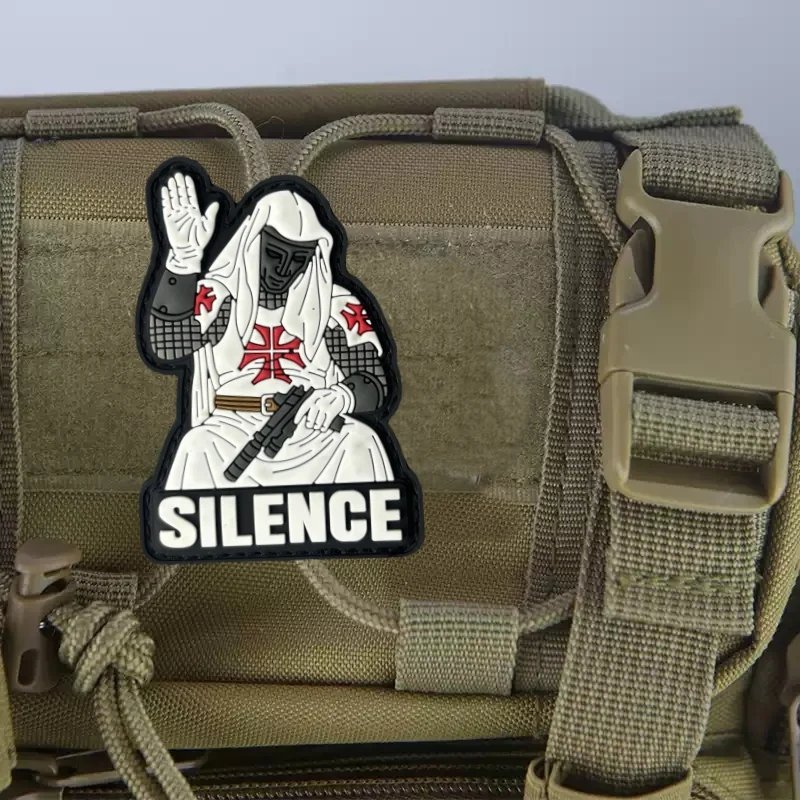 Parche militar PVC insignia táctica con gancho-bucle para ropa y equipamiento - imagen 4