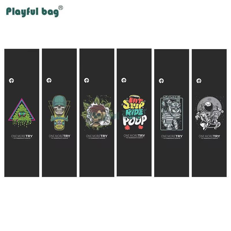 Lija skateboard negro mate – Rough medium para tabla